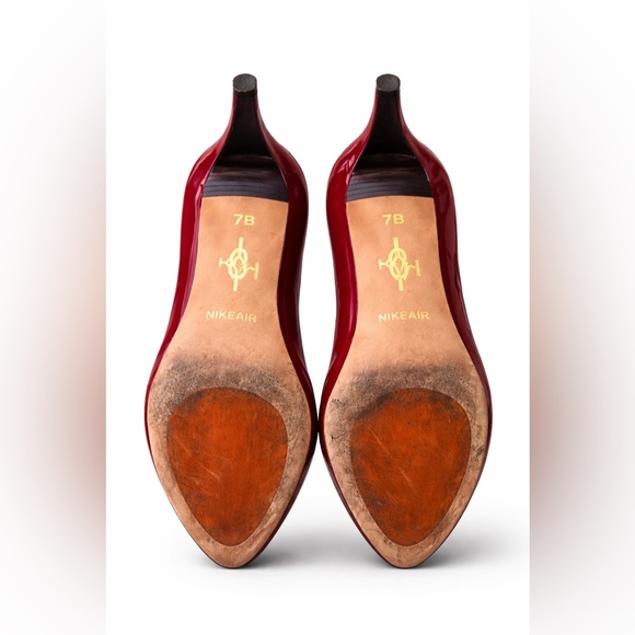 Cole Haan Red Patent Leather Women's Pumps - Picture 4 of 4